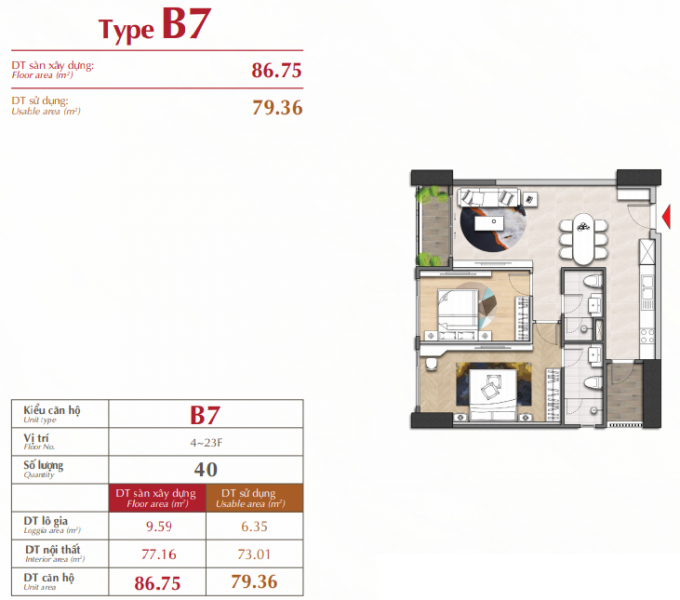 THE ANTONIA PHÚ MỸ HƯNG. THÔNG TIN & GIÁ BÁN TỪ CĐT 2 23