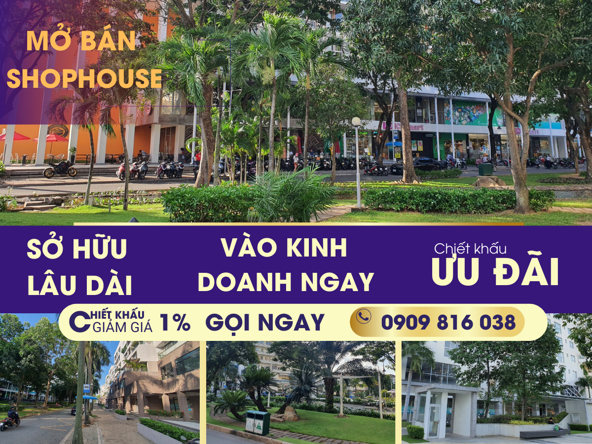 Shophouse Phú Mỹ Hưng - dự án “gà đẻ trứng Vàng” cho các nhà đầu tư 1 shophouse phú mỹ hưng