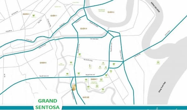 Căn hộ Grand Sentosa - Liệu nhà đầu tư có nên mua năm 2022? 2 vi tri du an Grand Sentosa